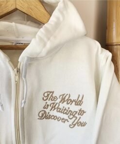 Campera nena bordado the world